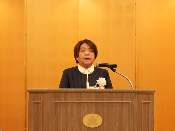 村木理事長の挨拶